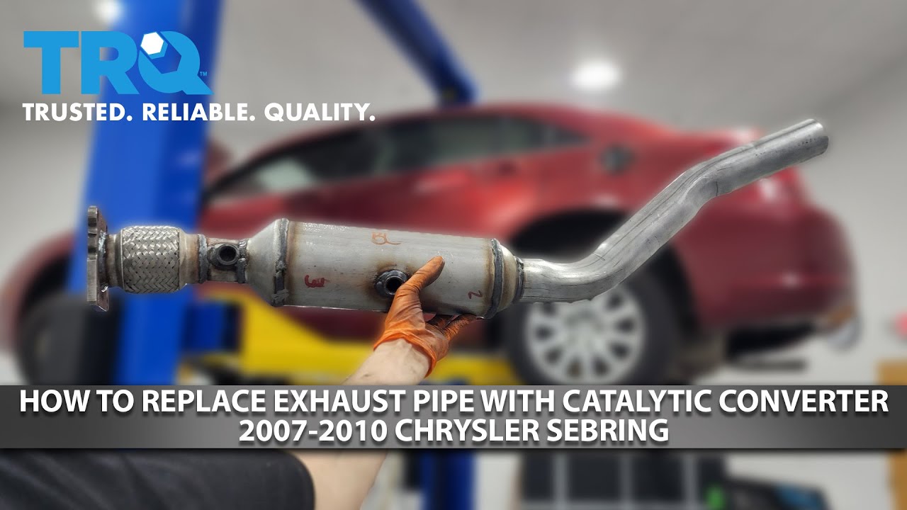 How to Replace Exhaust Pipe with Catalytic Converter 20072010 Chrysler