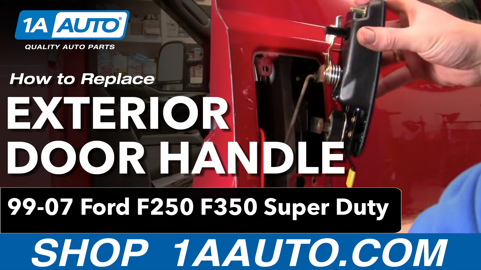 How To Replace Exterior Door Handle 99 15 Ford F250 Super Duty