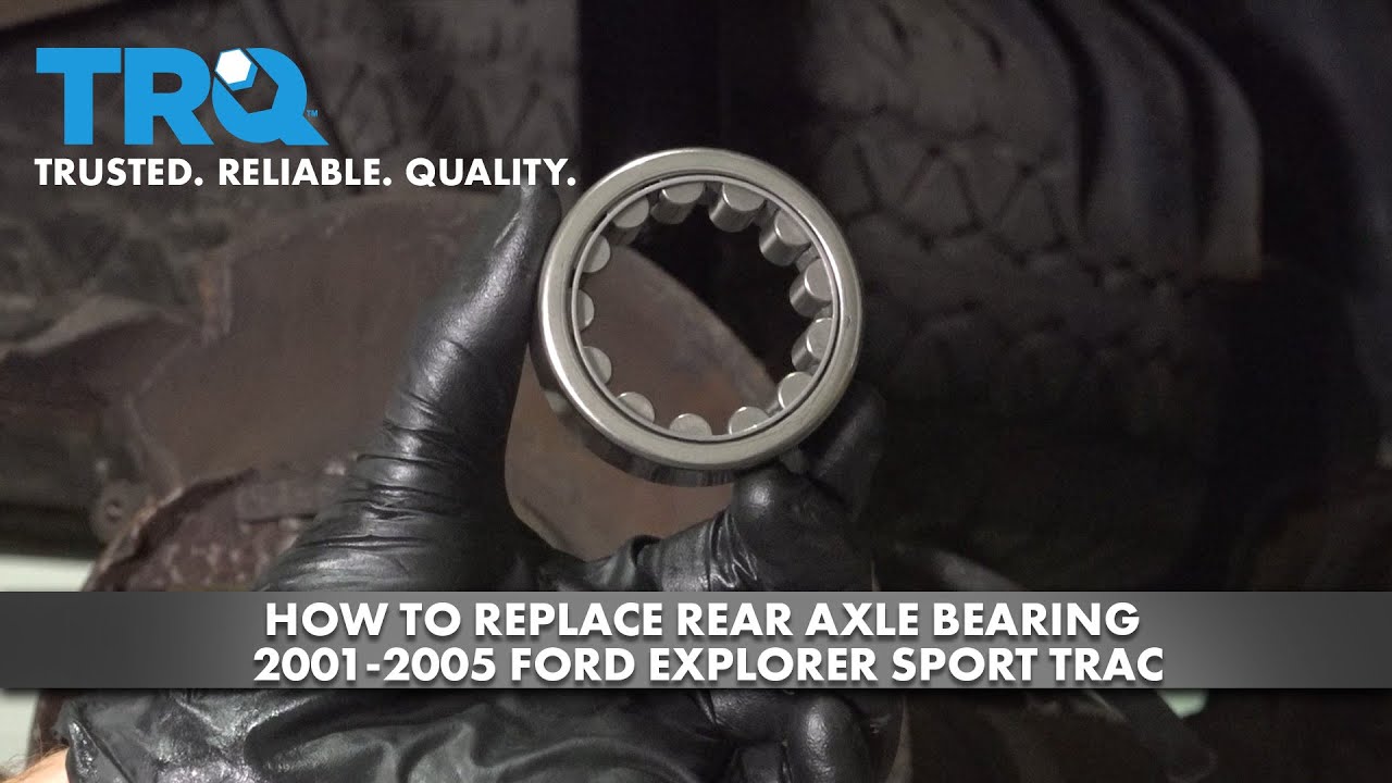 How to Replace Rear Axle Bearing 2001-2005 Ford Explorer Sport Trac ...