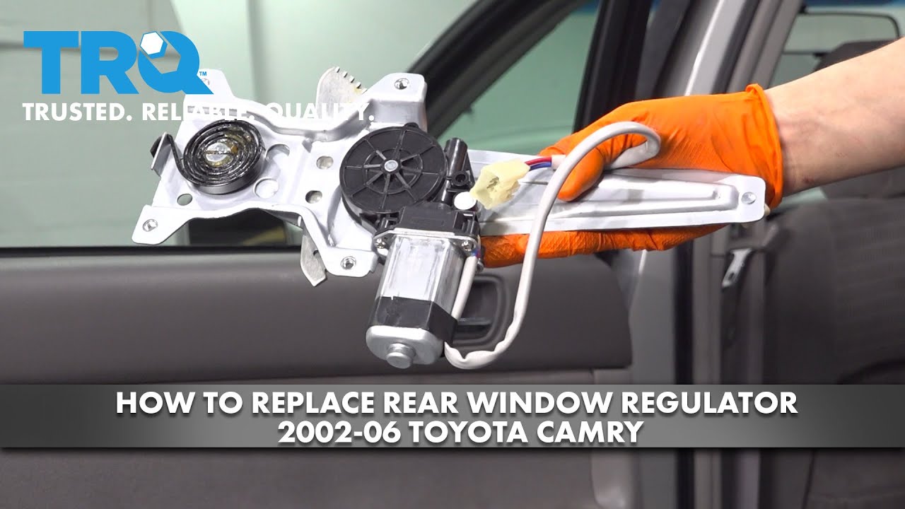 How to Replace Rear Window Regulator 200206 Toyota Camry 1A Auto