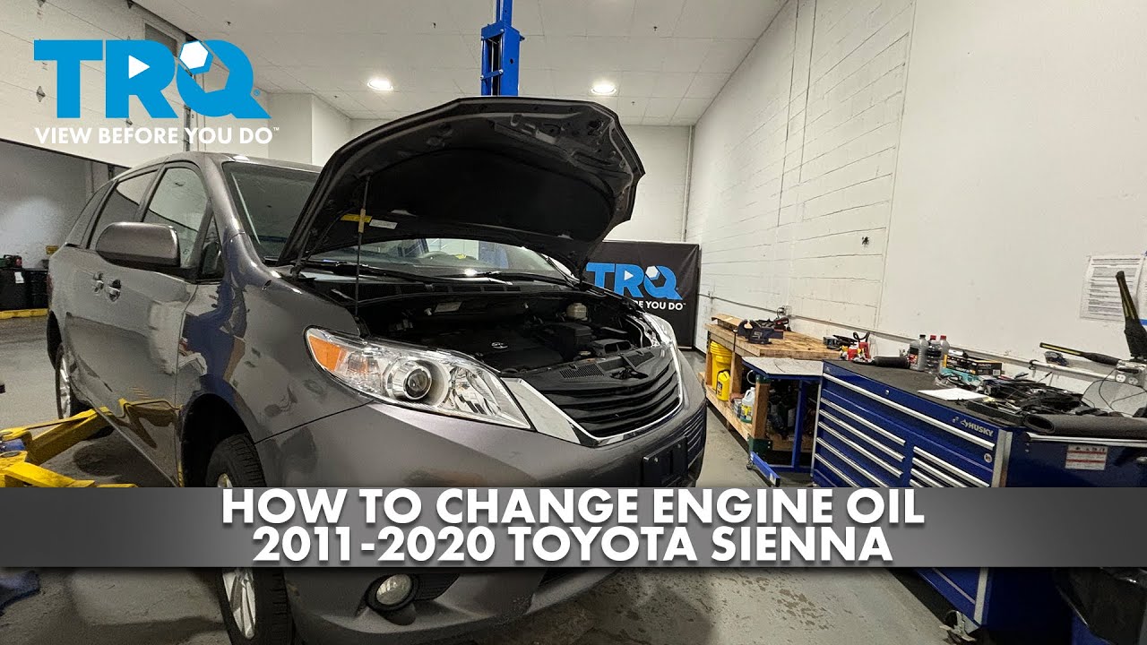 How to Change Engine Oil 2011-2020 Toyota Sienna | 1A Auto