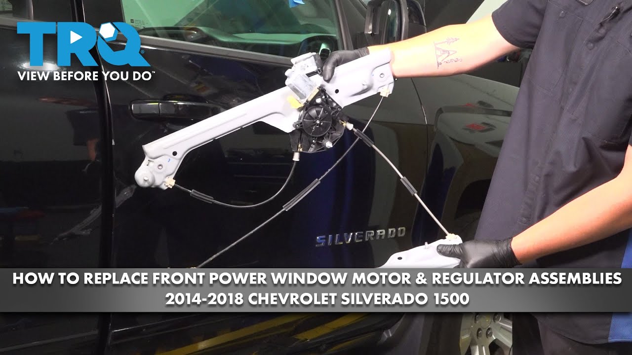 How to Replace Front Power Window Motor Regulator Assemblies 2014-2018 ...