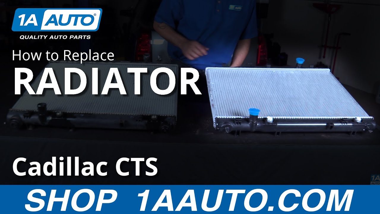 How to Replace Radiator 2004-06 Cadillac CTS | 1A Auto