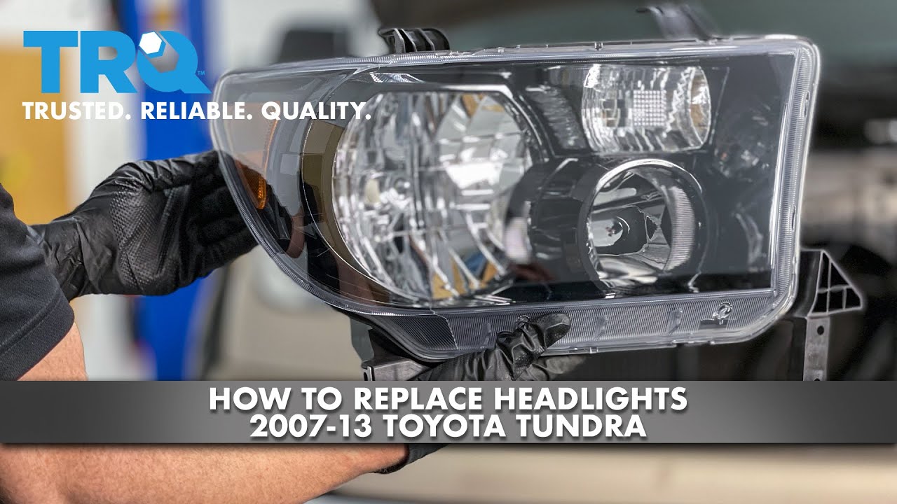 How to Replace Headlights 200713 Toyota Tundra 1A Auto