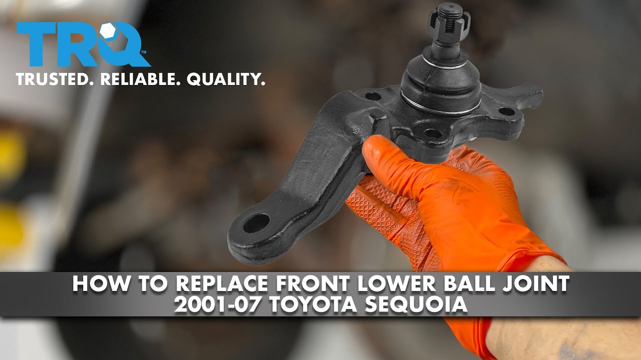 How to Replace Front Lower Ball Joint 2001-07 Toyota Sequoia | 1A Auto