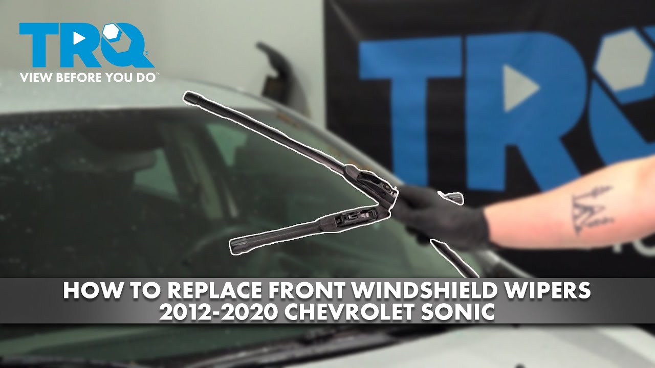How to Replace Front Windshield Wipers 20122020 Chevrolet Sonic 1A Auto