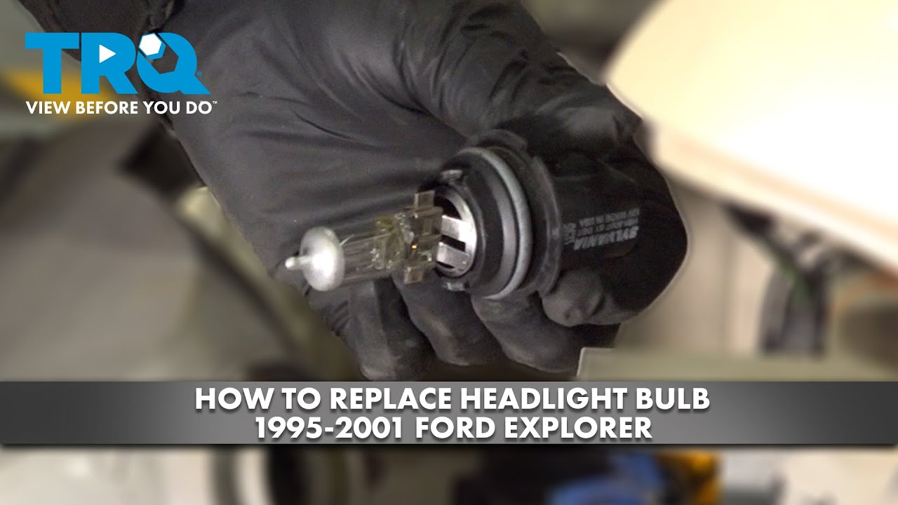 How To Replace Headlight Bulb 1995 2001 Ford Explorer 1a Auto
