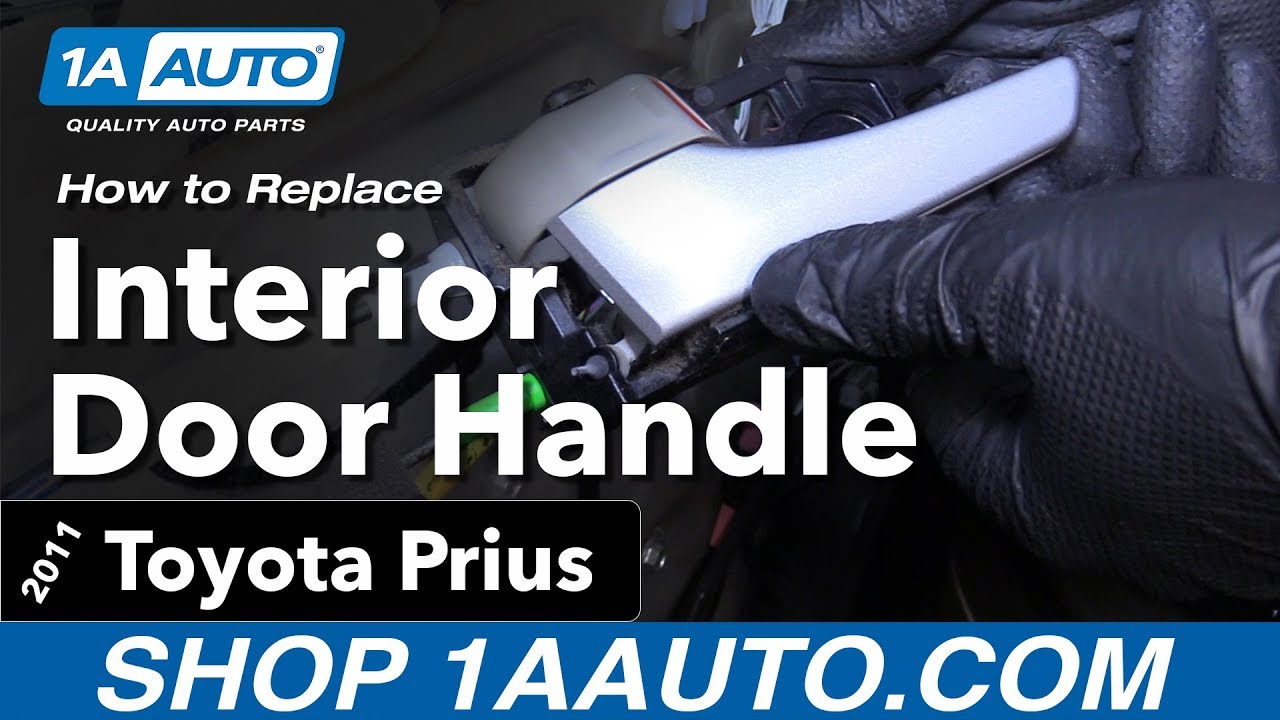 How to Replace Interior Door Handle 201013 Toyota Prius 1A Auto