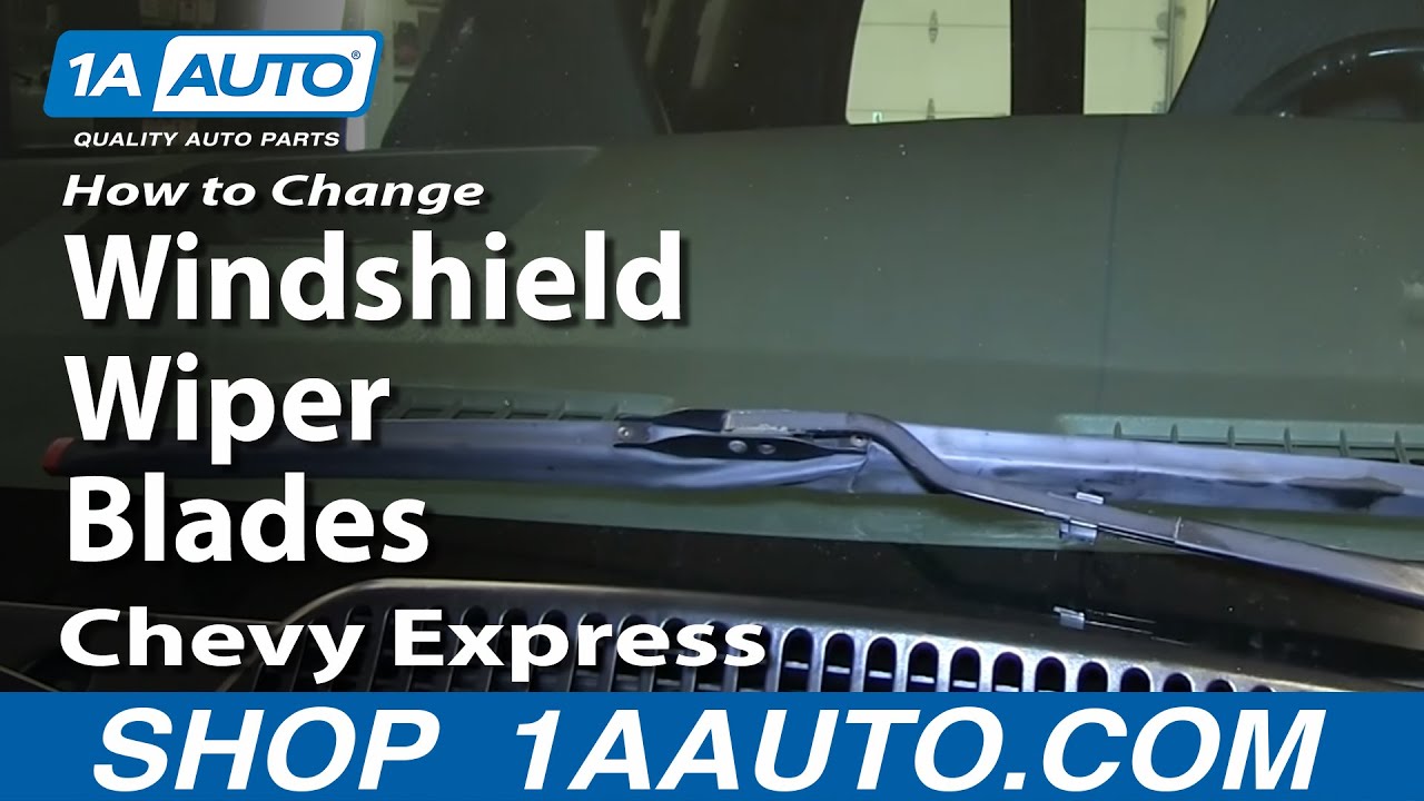 How To Change Windshield Wiper Blades 19952019 GMC Savana 1A Auto