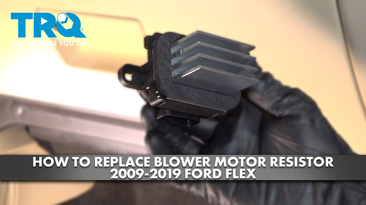 How to Replace Blower Motor Resistor 20092019 Ford Flex 1A Auto