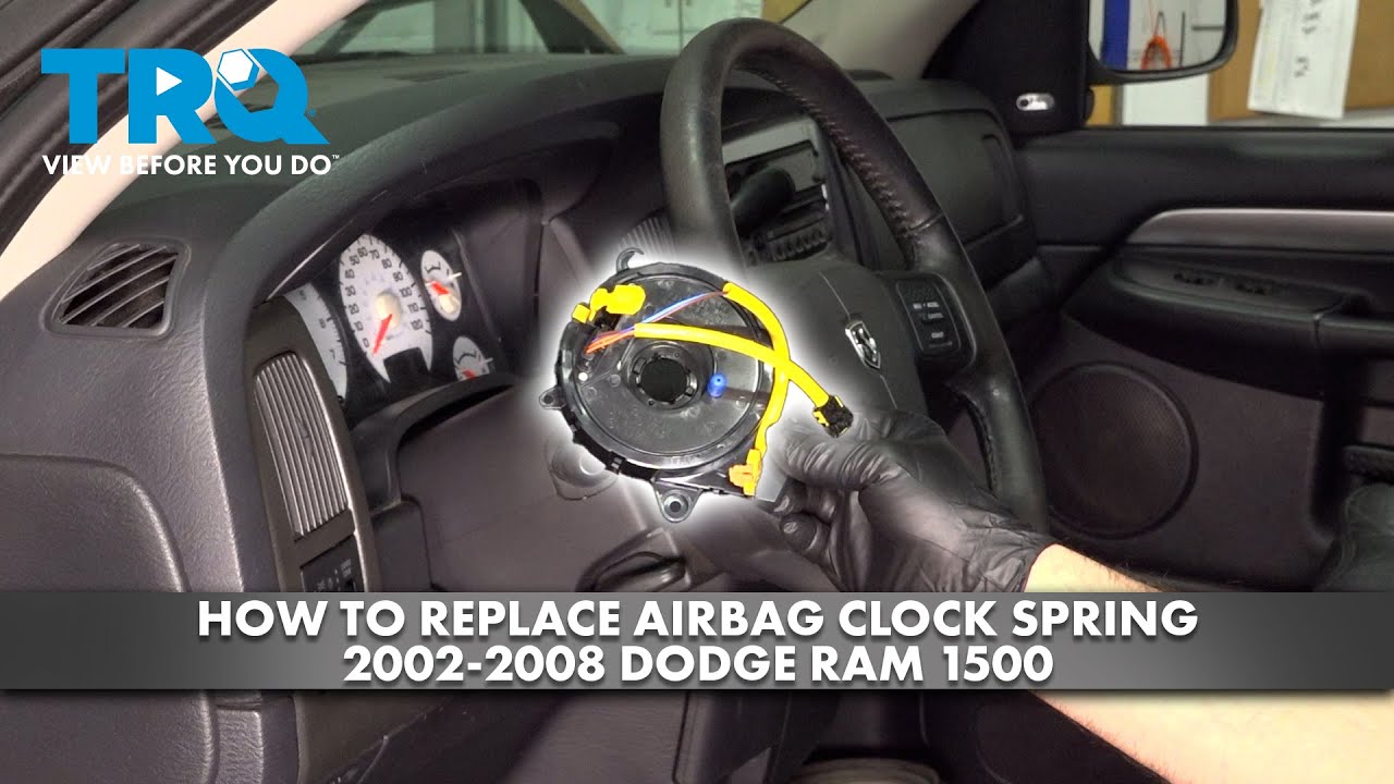 How to Replace Airbag Clock Spring 20022008 Dodge Ram 1500 1A Auto