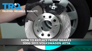 How to Replace Front Brakes 2011-2018 Volkswagen Jetta 1A Auto
