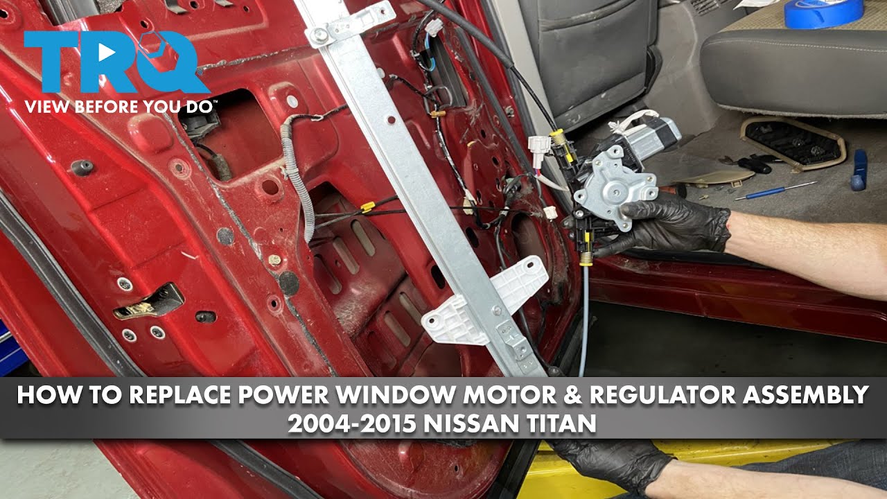How to Replace Power Window Motor Regulator Assembly 20042015 Nissan Titan 1A Auto