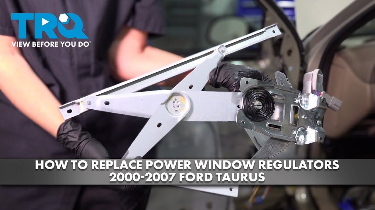 How to Replace Front Power Window Regulators 2000-2007 Ford Taurus | 1A ...