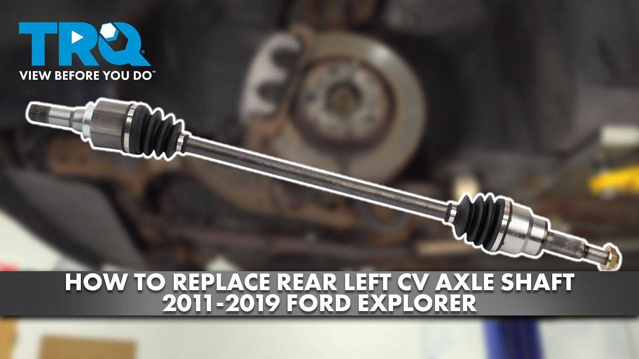 How to Replace Rear Left CV Axle Shaft 2011-2019 Ford Explorer | 1A Auto
