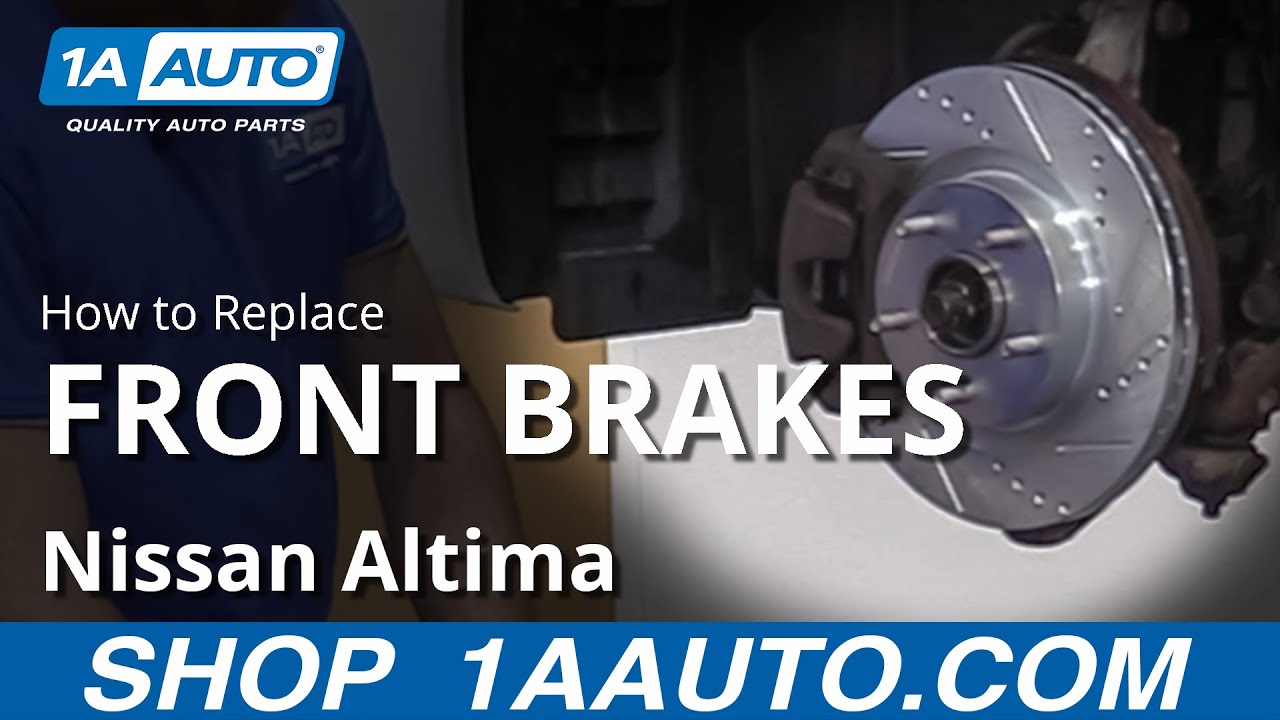 How to Replace Front Brakes 200713 Nissan Altima 1A Auto
