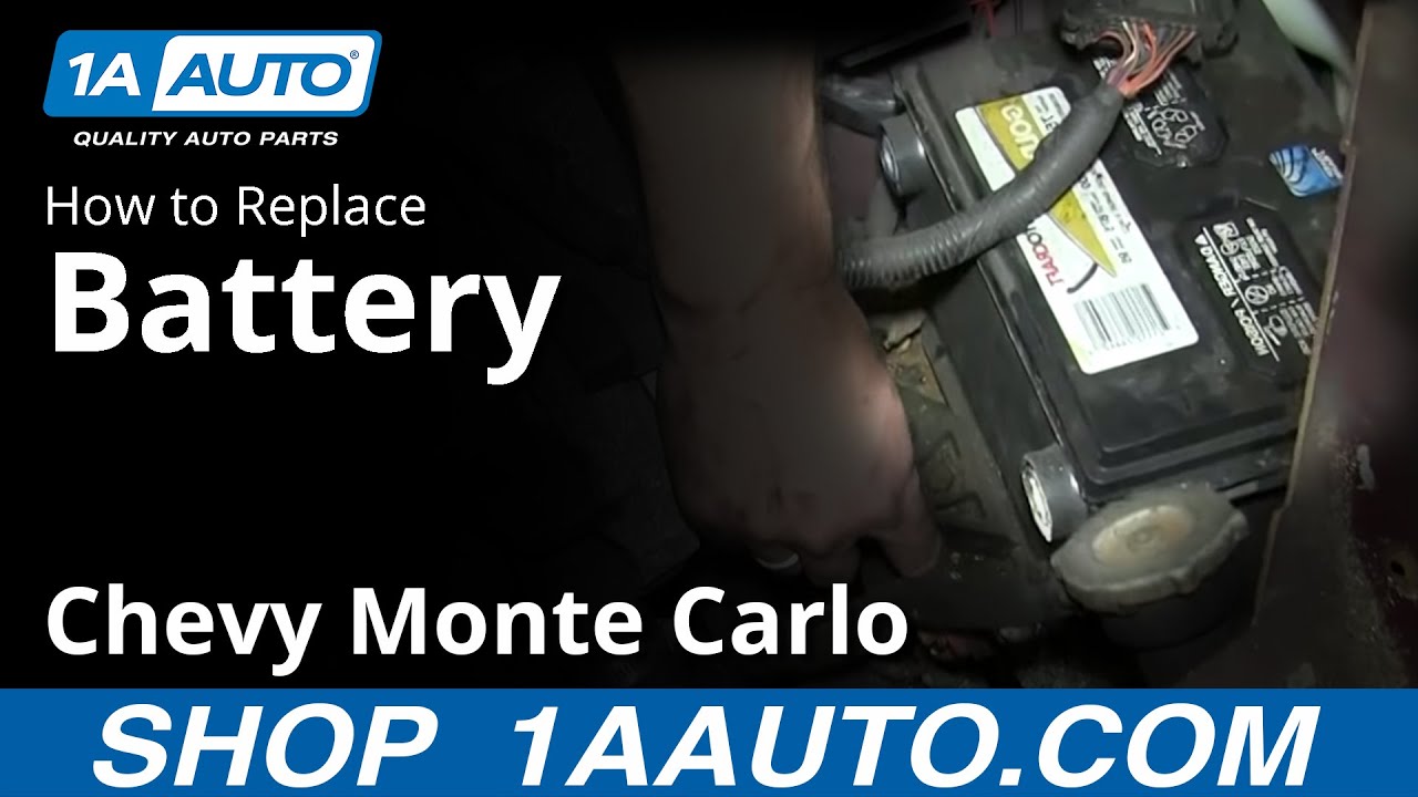 How To Replace Dead Battery 200007 Chevy Monte Carlo 1A Auto