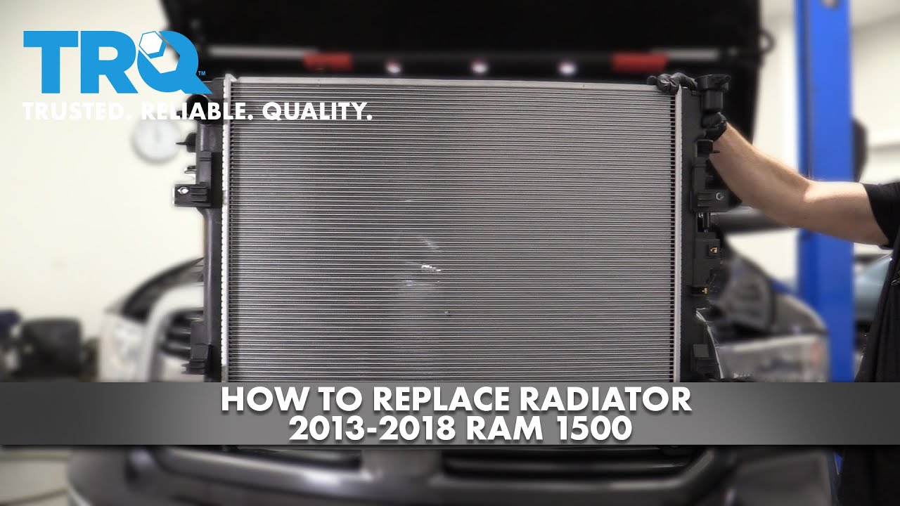 How to Replace Radiator 2013-2018 Dodge Ram 1500 | 1A Auto