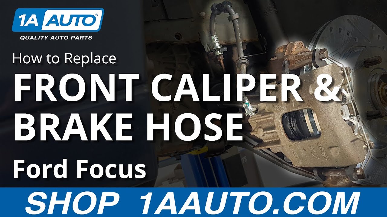 How to Replace Brake Caliper and Hose 200004 Ford Focus 1A Auto