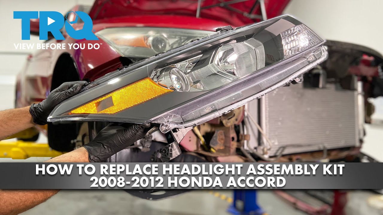 How to Replace Headlight Assembly Kit 20082012 Honda Accord 1A Auto