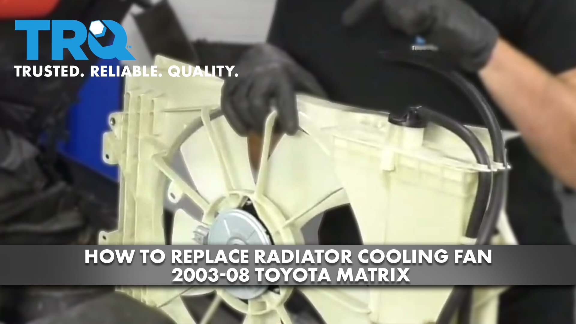 How to Replace Radiator Cooling Fan 2003-08 Toyota Matrix