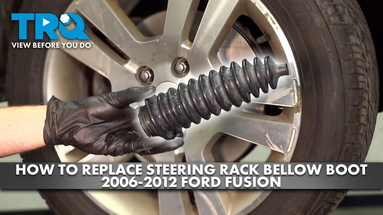 How to Replace Steering Rack Bellow Boots 20062012 Ford Fusion 1A Auto