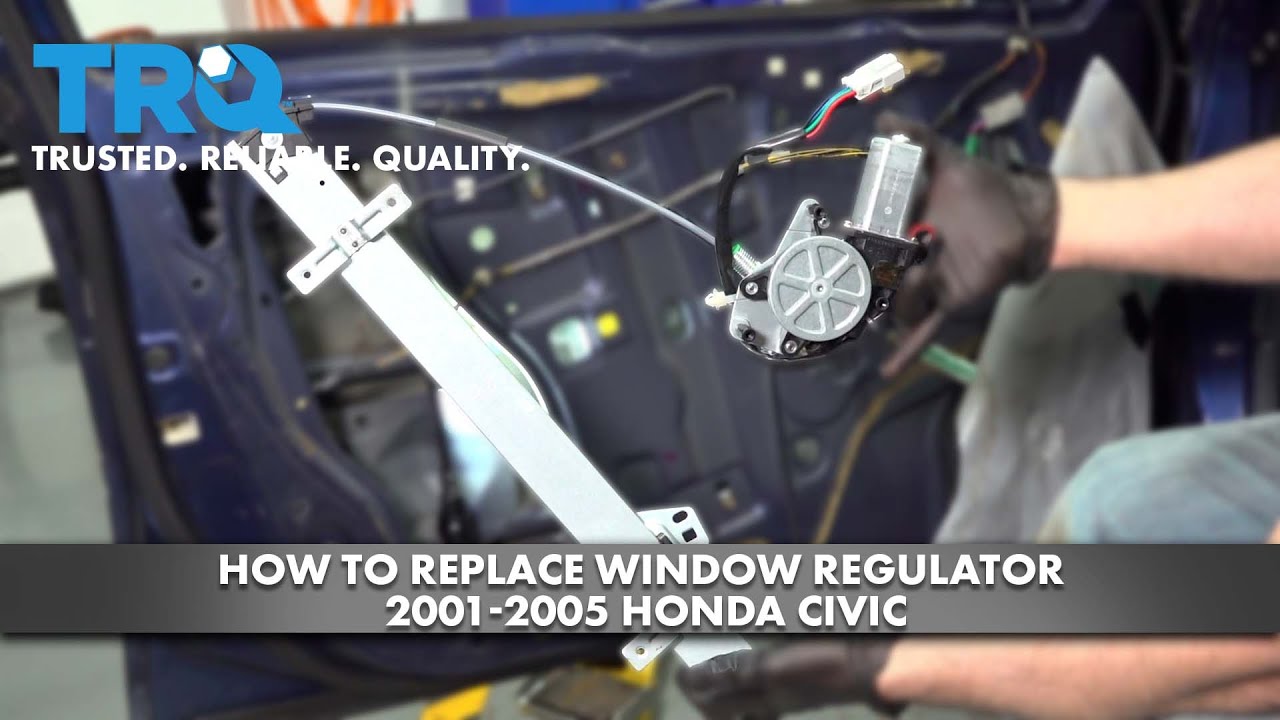 How to Replace Window Regulator 20012005 Honda Civic 1A Auto