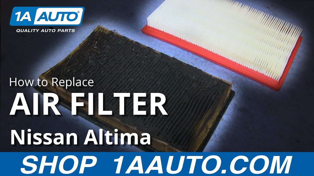 How To Replace Engine Air Filter 200206 Nissan Altima 1A Auto