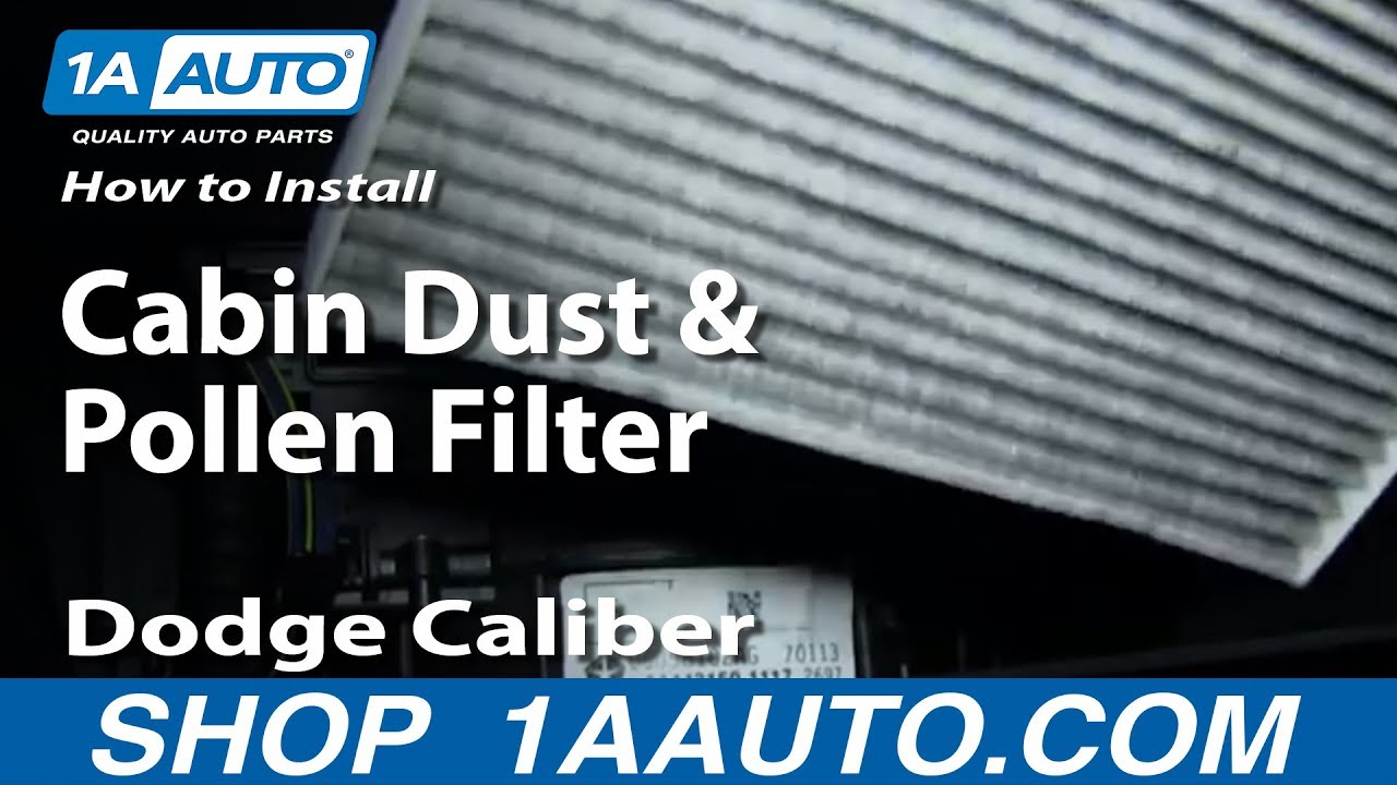 How To Replace Cabin Filter 200712 Dodge Caliber 1A Auto