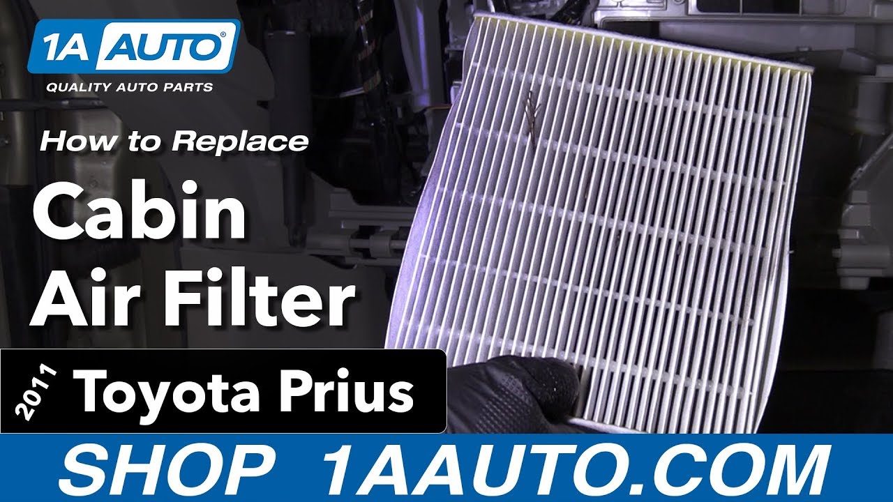 How to Replace Cabin Filter 201013 Toyota Prius 1A Auto
