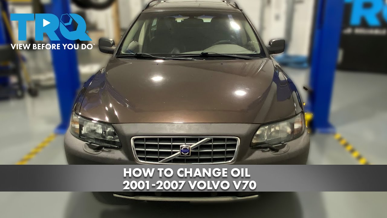 How to Change Oil 20012007 Volvo V70 1A Auto