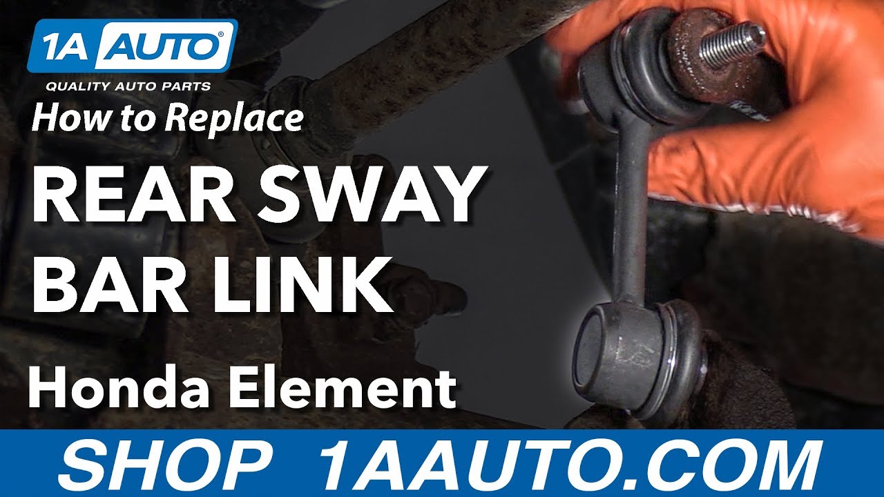 How to Replace Rear Sway Bar Link 200311 Honda Element 1A Auto