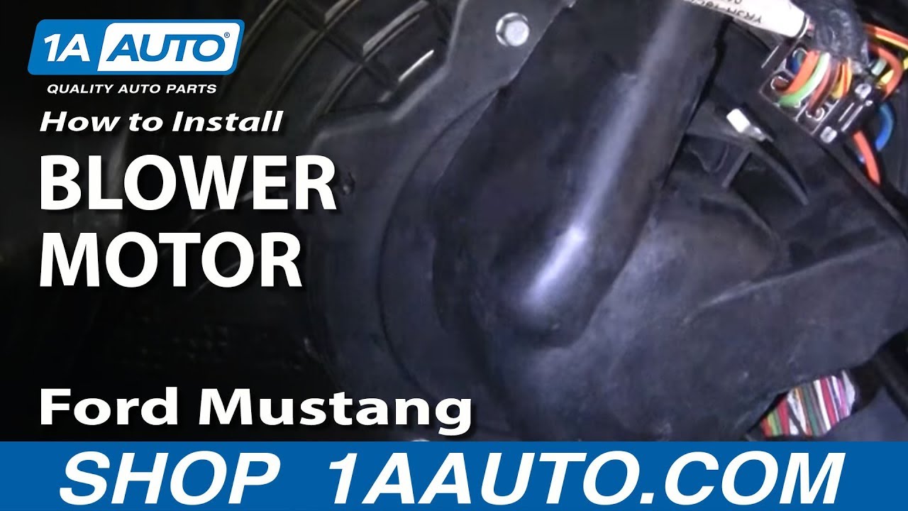 thumbnail image 2 of A/C Heater Blower Motor With Fan Cage For 1994-2004 Ford Mustang – 700016, 1-Year Warranty 2 of 5