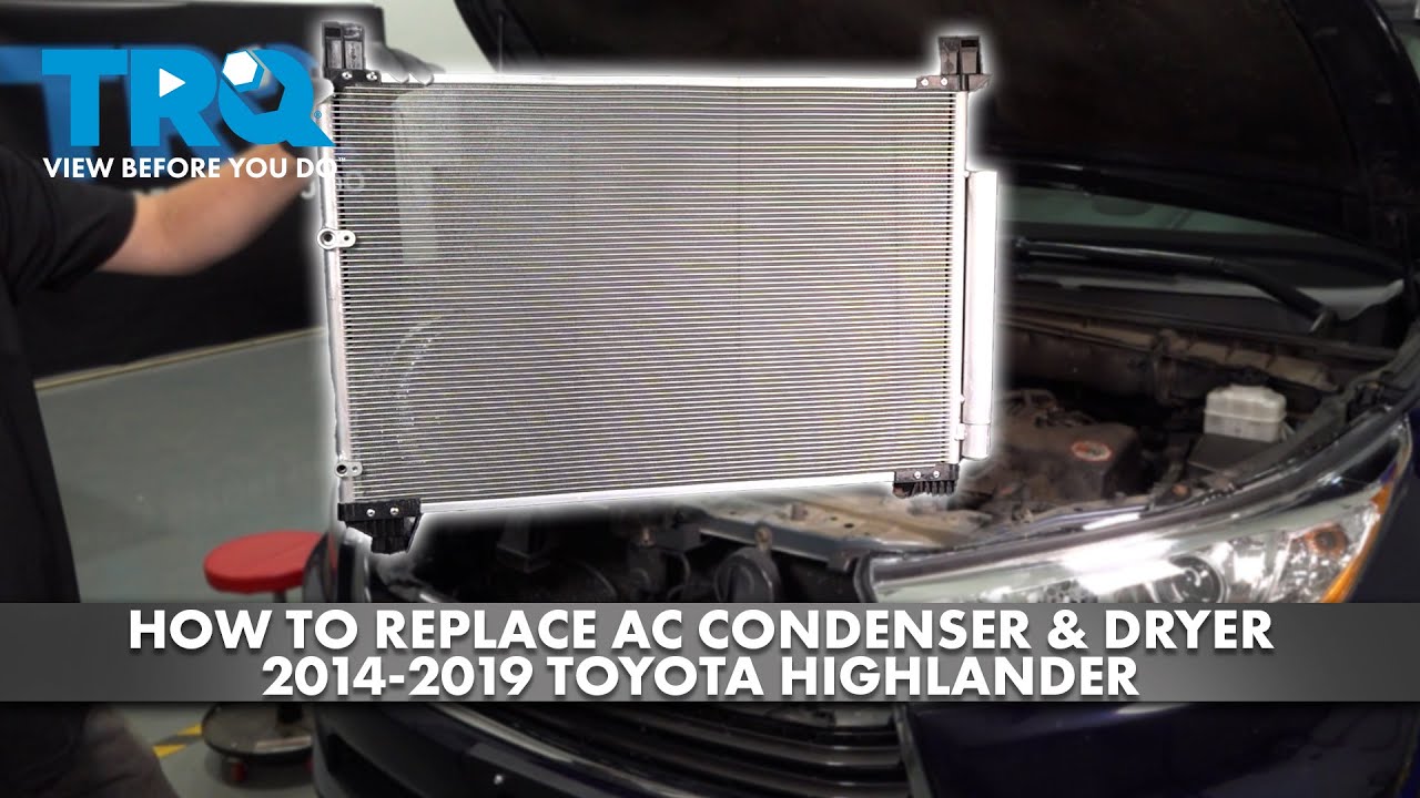 How to Replace AC Condenser Receiver Drier Assembly 20142019 Toyota