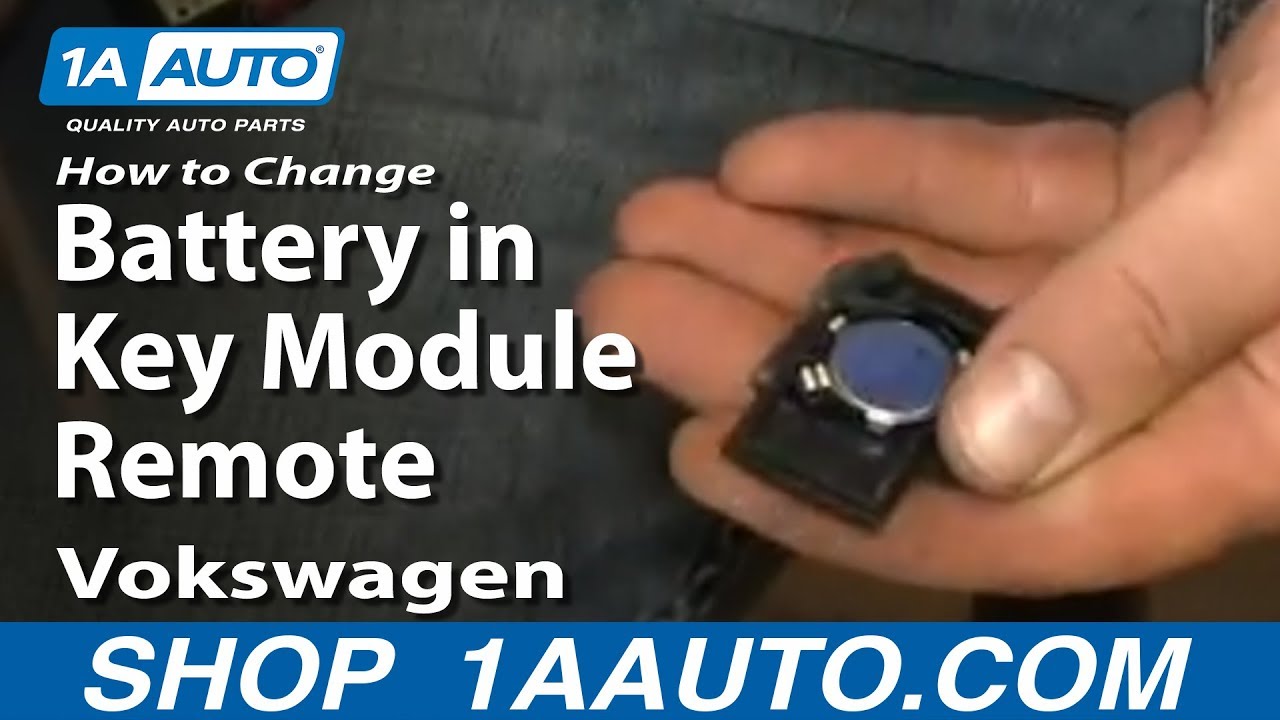 How To Change the Battery in Key Remote 19982005 VW Beetle 1A Auto