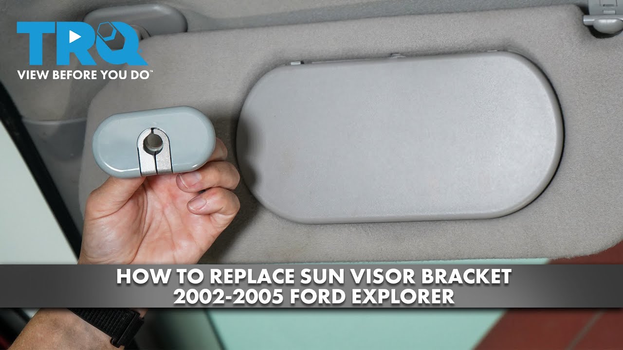 How to Replace Sun Visor Bracket 20022005 Ford Explorer 1A Auto
