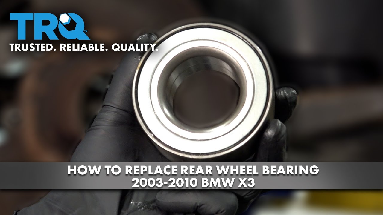 How to Replace Rear Wheel Bearing 20042010 BMW X3 1A Auto