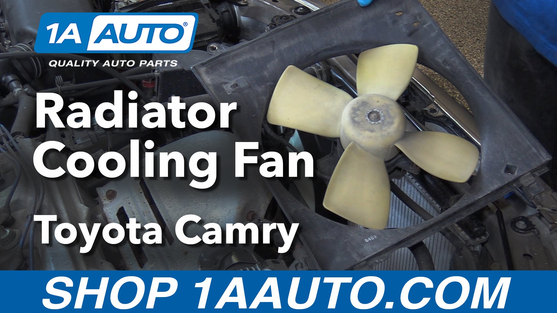 How to Replace Radiator Cooling Fan 19972001 Toyota Camry 1A Auto