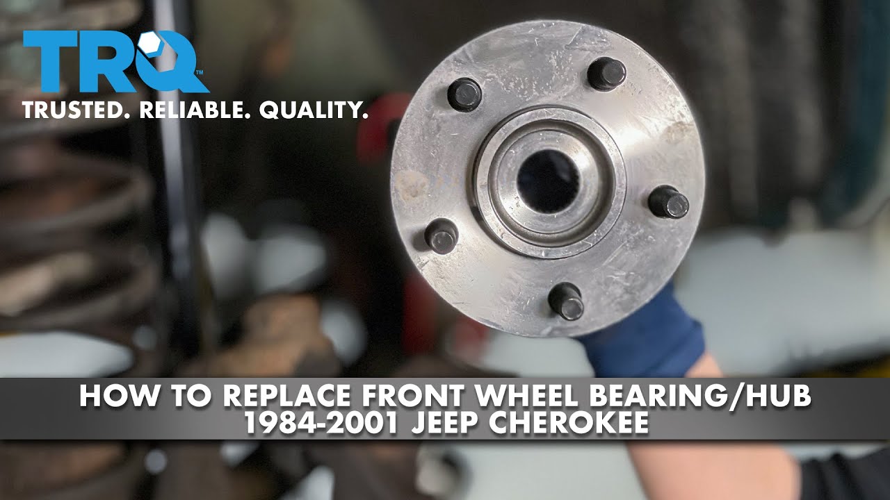 How to Replace Front Wheel BearingHub 19842001 Jeep Cherokee 1A Auto
