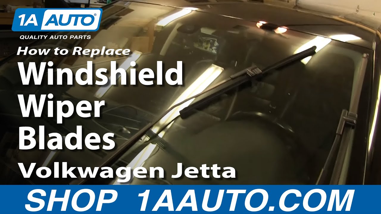 How to Install Replace Windshield Wiper Blades 0510 Volkswagen Jetta 1A Auto