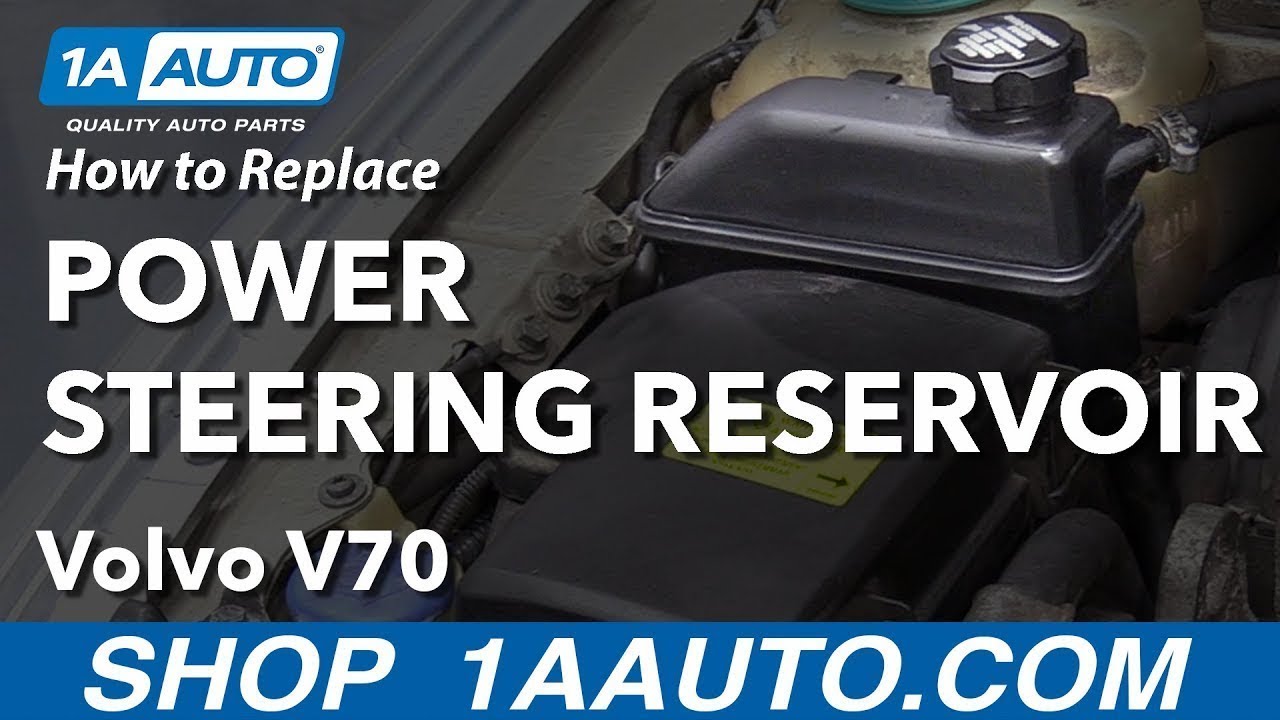 How to Replace Power Steering Reservoir 200007 Volvo V70 1A Auto