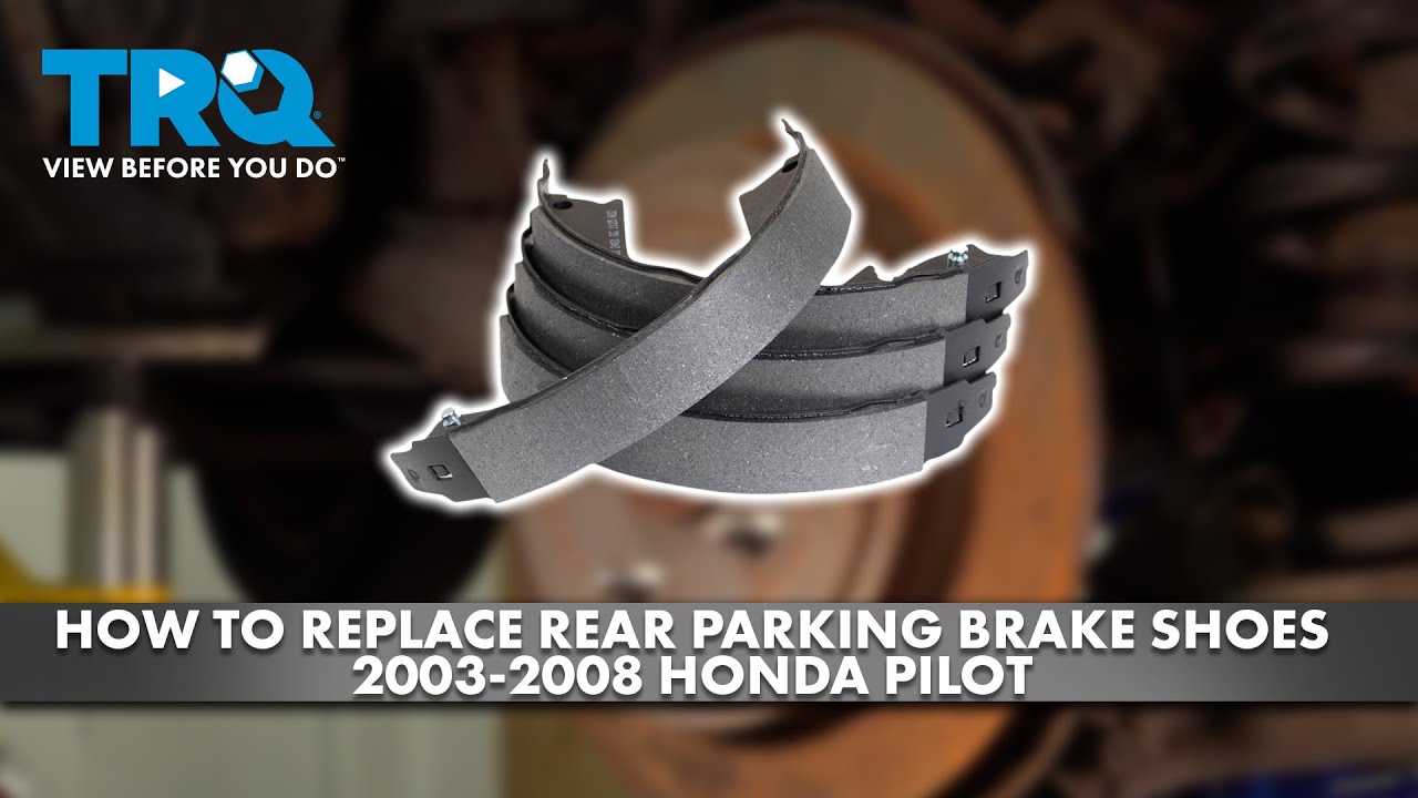 How to Replace Rear Parking Brake Shoes 2003-2008 Honda Pilot | 1A Auto