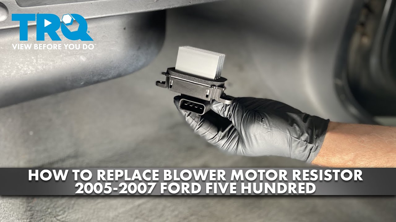 How to Replace Blower Motor Resistor 20052007 Ford Five Hundred 1A Auto
