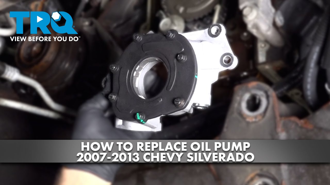 How to Replace Oil Pump 20072013 Chevrolet Silverado 1A Auto