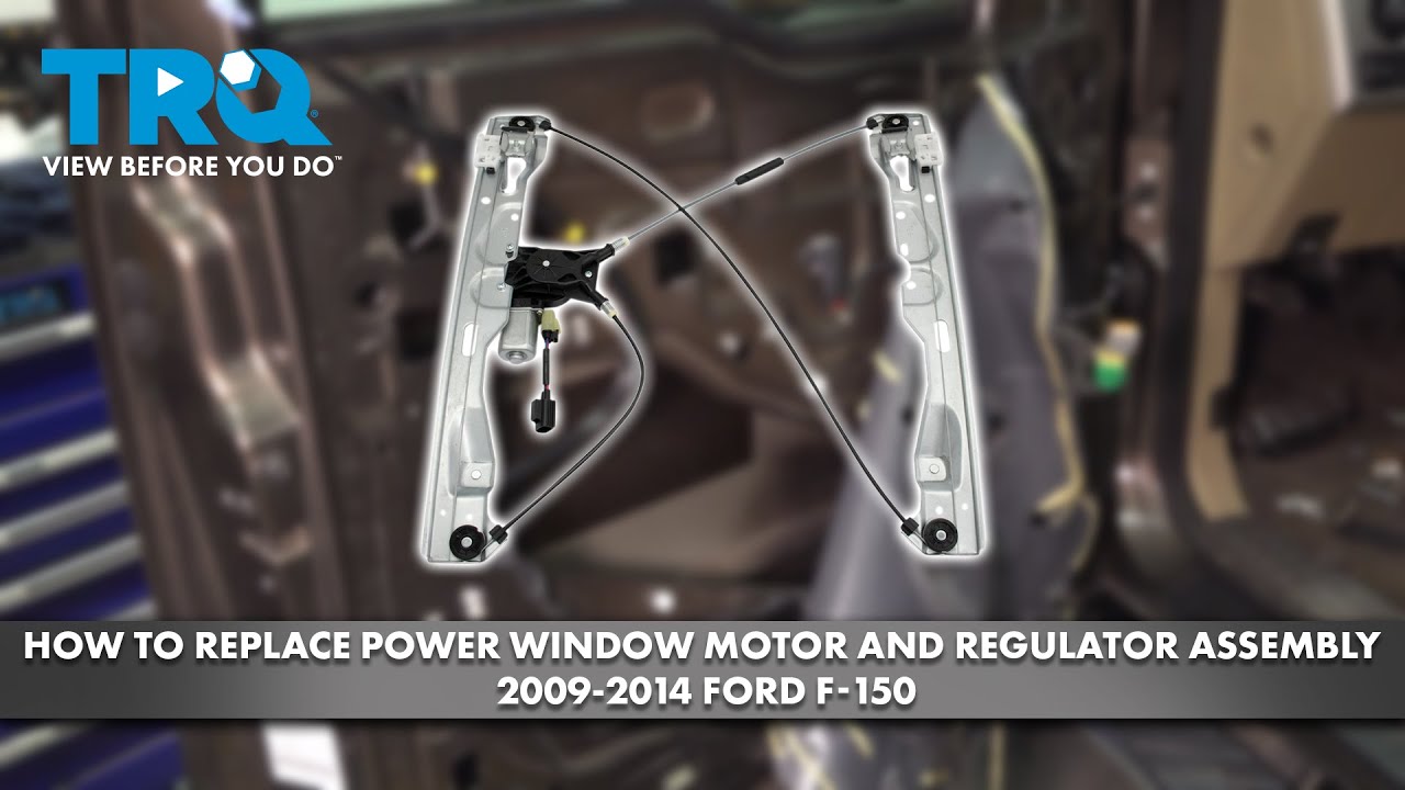 How to Replace Window Regulator and Motor Assembly 20092014 Ford F