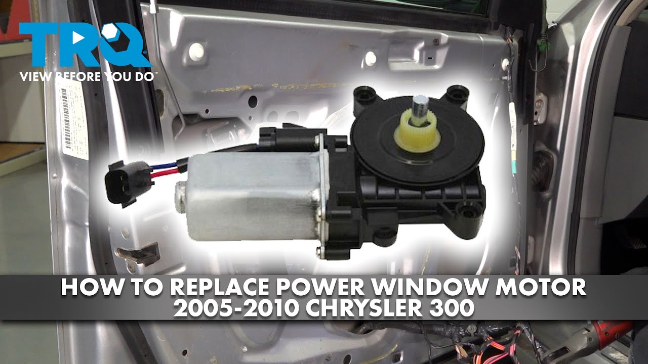 How to Replace Front Power Window Motor 2005-2010 Chrysler 300 | 1A Auto
