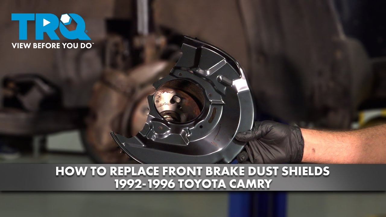 How to Replace Front Brake Dust Shields 1992-1996 Toyota Camry | 1A Auto