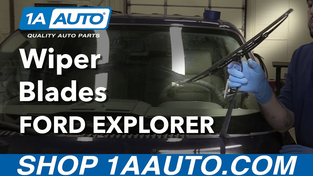 How to Replace Windshield Wiper Blades 200610 Ford Explorer 1A Auto
