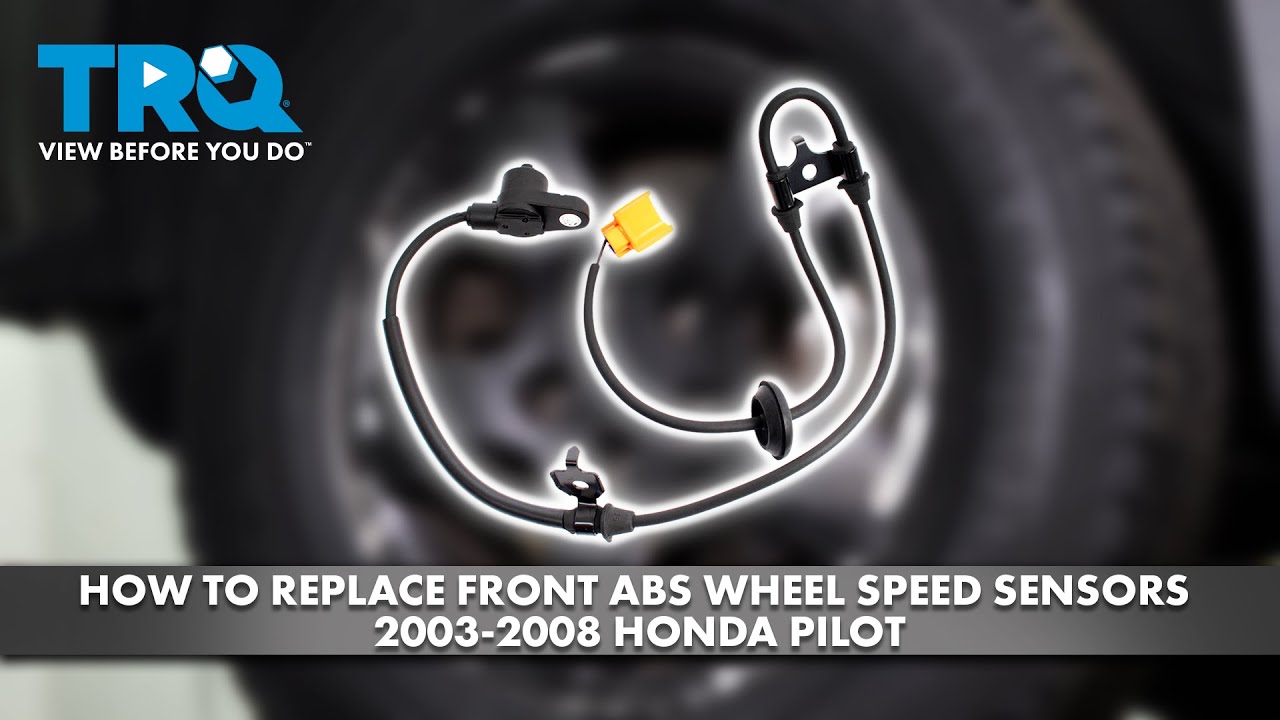 How to Replace Front ABS Wheel Speed Sensors 20032008 Honda Pilot 1A