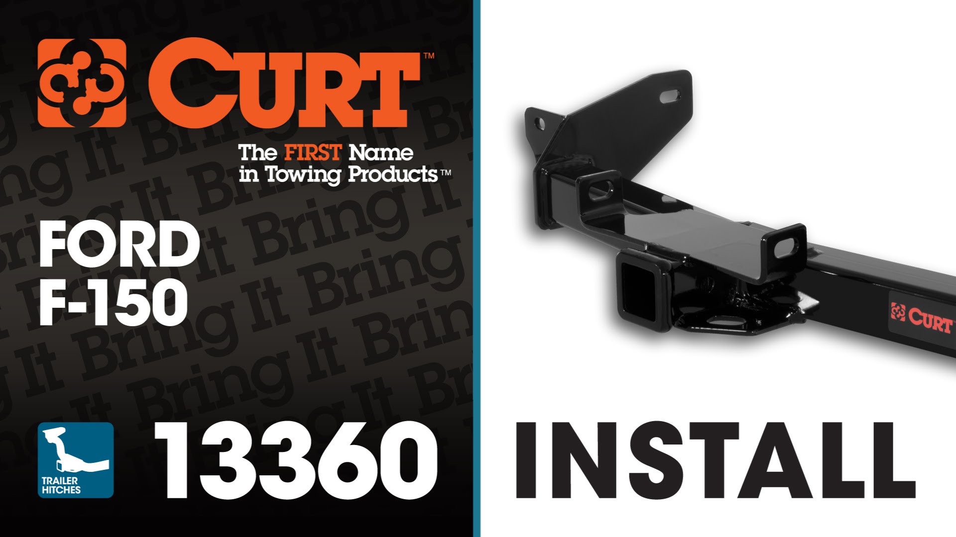 Trailer Hitch Install CURT 13360 on Ford F150 1A Auto